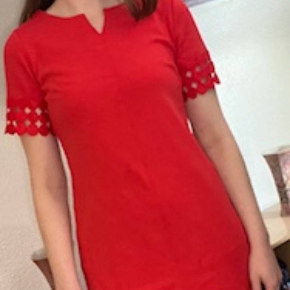 Small Red Talbots dress